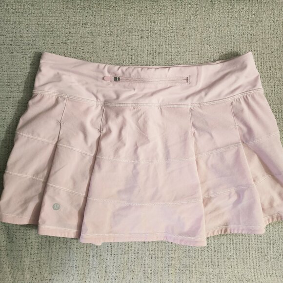 NWOT Lululemon Pace Rival Mid-Rise Skirt Flush Pink size 6 - Picture 3 of 6